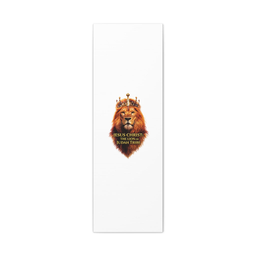 Lion of Judah Canvas Print – Jesus Christ Crowned Wall Art (Matte Stretched)